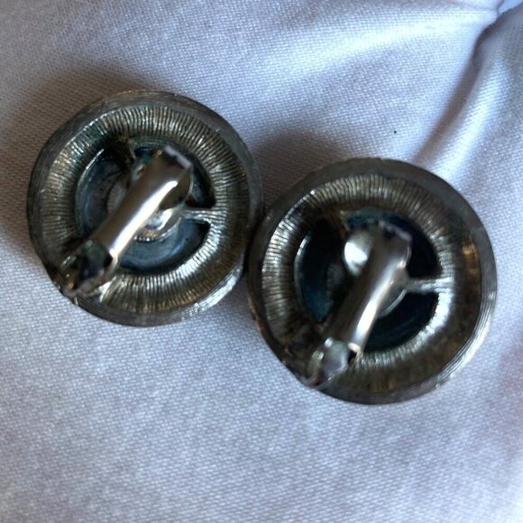 Vintage Faux Pearl Clip On Earrings Coro Richelieu Rhinestones 4 Pr Retro Preppy - Picture 6 of 16